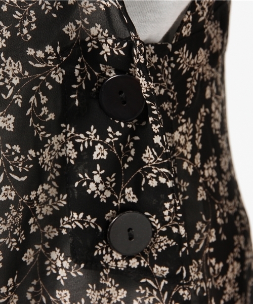 Kastane（カスタネ）の「【Kastane】柄シフォンマキシワンピース（ワンピース・レディース・ブラック・FREE）」の4枚目の写真