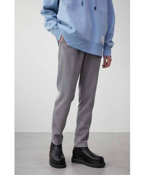 AZUL by moussy(アズールバイマウジー)の「PRIMAVERA FAUX SUEDE PANTS/プリマベーラフェイクスエードパンツ(その他パンツ・メンズ・ベージュ/ブラック/グレー・LARGE/MEDIUM)」の2枚目の写真