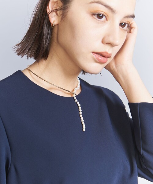 UNITED ARROWS ユナイテッドアローズ パールネックレス リボン 1700025S0186_m1_c101.jpg