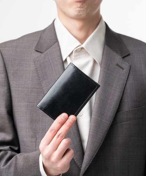 MURA（ムラ）の「イタリアン/フルグレイン レザー 大容量 名刺入れ（名刺入れ・メンズ・キャメル/ダークブラウン/ブラック/グリーン/ネイビー・FREE）」の15枚目の写真