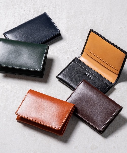 MURA（ムラ）の「イタリアン/フルグレイン レザー 大容量 名刺入れ（名刺入れ・メンズ・キャメル/ダークブラウン/ブラック/グリーン/ネイビー・FREE）」の11枚目の写真
