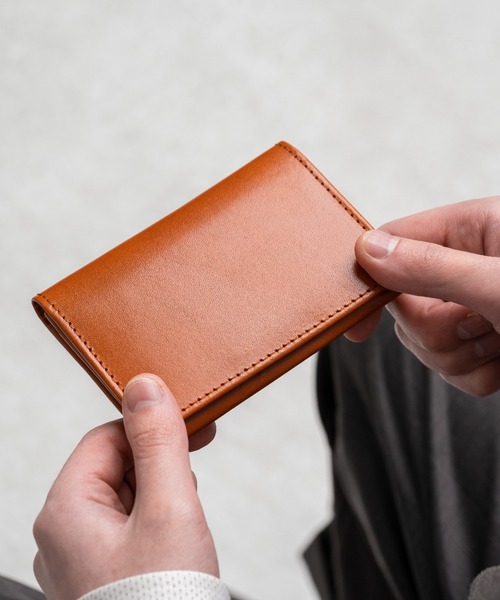 MURA（ムラ）の「イタリアン/フルグレイン レザー 大容量 名刺入れ（名刺入れ・メンズ・キャメル/ダークブラウン/ブラック/グリーン/ネイビー・FREE）」の16枚目の写真