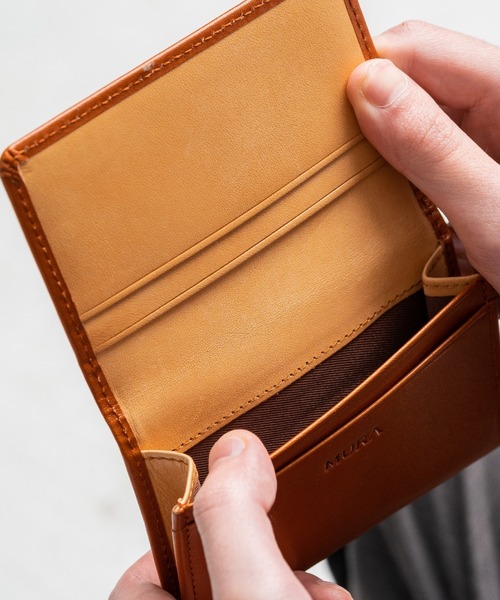 MURA（ムラ）の「イタリアン/フルグレイン レザー 大容量 名刺入れ（名刺入れ・メンズ・キャメル/ダークブラウン/ブラック/グリーン/ネイビー・FREE）」の22枚目の写真