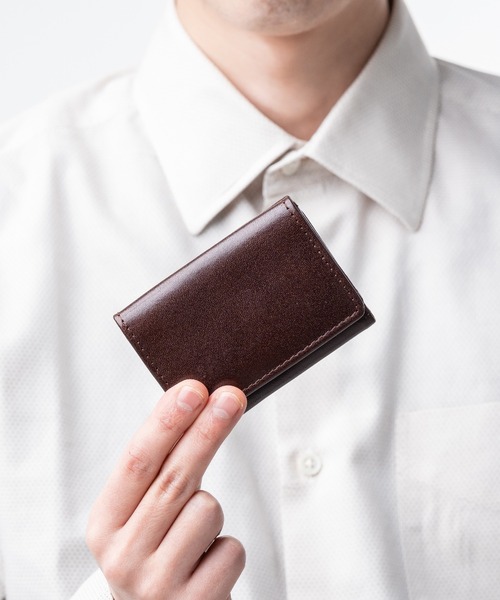 MURA（ムラ）の「イタリアン/フルグレイン レザー 大容量 名刺入れ（名刺入れ・メンズ・キャメル/ダークブラウン/ブラック/グリーン/ネイビー・FREE）」の21枚目の写真