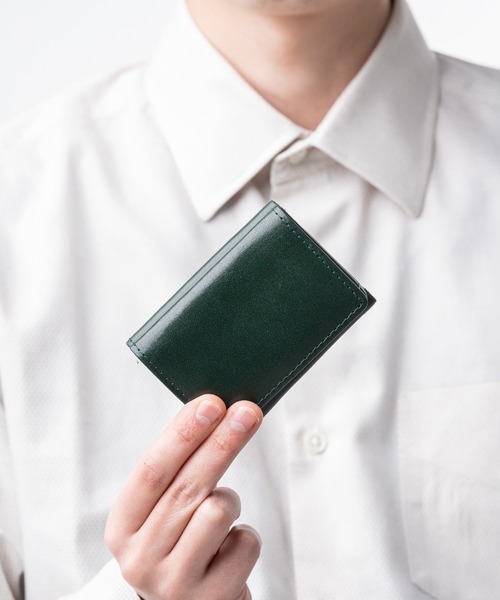 MURA（ムラ）の「イタリアン/フルグレイン レザー 大容量 名刺入れ（名刺入れ・メンズ・キャメル/ダークブラウン/ブラック/グリーン/ネイビー・FREE）」の6枚目の写真
