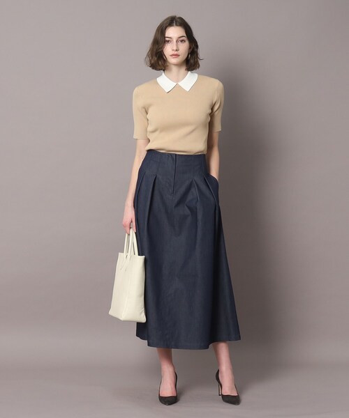 DRESSTERIOR（ドレステリア）の「◇クレリックカラーリブニット