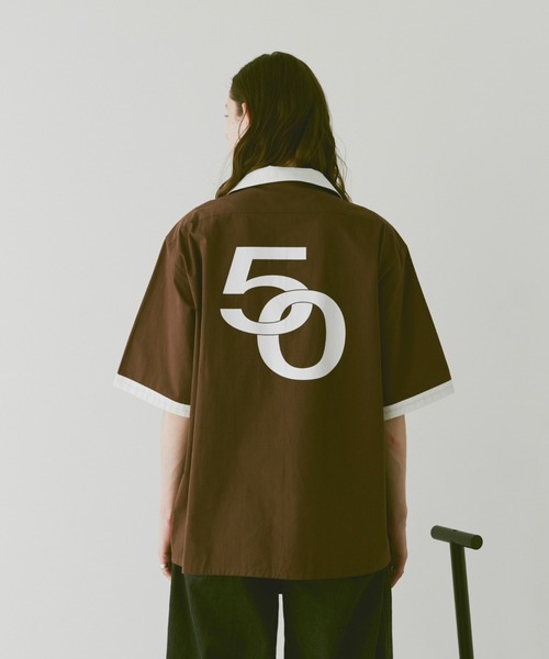 soerte（ソエルテ）の「HALF SLEEVE DESIGN GUAYABERA SHIRT/ハーフスリーブデザインキューバシャツ（シャツ/ブラウス・メンズ・オフホワイト/ブラウン/グリーン・1/2/3）」の13枚目の写真