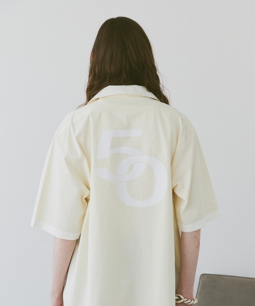soerte（ソエルテ）の「HALF SLEEVE DESIGN GUAYABERA SHIRT/ハーフスリーブデザインキューバシャツ（シャツ/ブラウス・メンズ・オフホワイト/ブラウン/グリーン・1/2/3）」の19枚目の写真