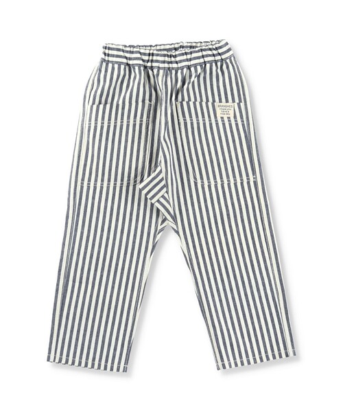 BRANSHES（ブランシェス）の「【爽やかシャンブレー】クロップドパンツ（デニムパンツ・キッズ・ライトベージュ/ベージュ/ネイビー/カーキオリーブ/ブルーグレー・110/140/100/90/120/130/150）」の10枚目の写真