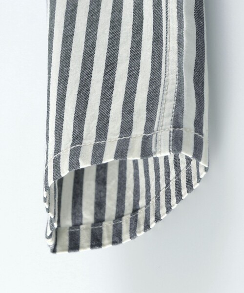 BRANSHES（ブランシェス）の「【爽やかシャンブレー】クロップドパンツ（デニムパンツ・キッズ・ライトベージュ/ベージュ/ネイビー/カーキオリーブ/ブルーグレー・110/140/100/90/120/130/150）」の15枚目の写真