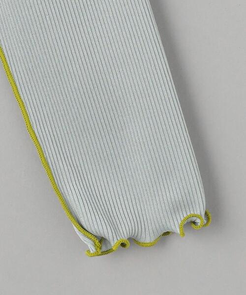 BEAUTY&YOUTH UNITED ARROWS（ビューティーアンドユースユナイテッドアローズ）の「メローステッチ モックネック カットソー（Tシャツ/カットソー・レディース・ブラック/オフホワイト/ライトブルー・FREE）」の21枚目の写真