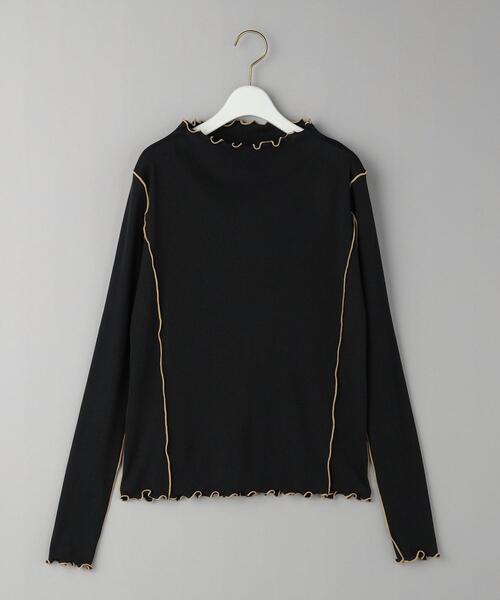 BEAUTY&YOUTH UNITED ARROWS（ビューティーアンドユースユナイテッドアローズ）の「メローステッチ モックネック カットソー（Tシャツ/カットソー・レディース・ブラック/オフホワイト/ライトブルー・FREE）」の15枚目の写真