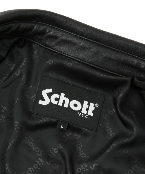 schott(ショット)の「SCHOTT/別注 LEATHER WESTERN JACKET(ライダースジャケット・メンズ・ブラック・L/M)」の11枚目の写真