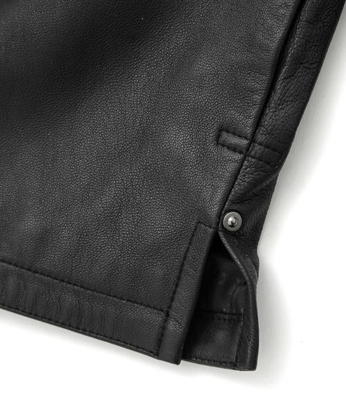 schott(ショット)の「SCHOTT/別注 LEATHER WESTERN JACKET(ライダースジャケット・メンズ・ブラック・L/M)」の10枚目の写真
