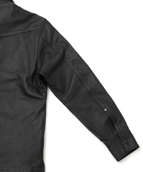 schott(ショット)の「SCHOTT/別注 LEATHER WESTERN JACKET(ライダースジャケット・メンズ・ブラック・L/M)」の7枚目の写真