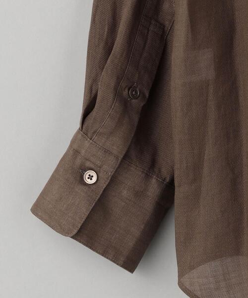 BEAUTY&YOUTH UNITED ARROWS(ビューティーアンドユースユナイテッドアローズ)の「麻 レギュラー シャツ -ウォッシャブル-(シャツ/ブラウス・レディース・モカ/ピンク/ホワイト/ブラック・FREE)」の21枚目の写真