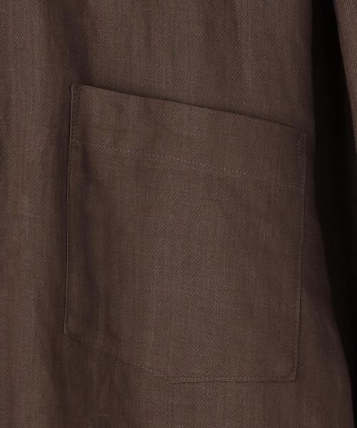 BEAUTY&YOUTH UNITED ARROWS(ビューティーアンドユースユナイテッドアローズ)の「麻 レギュラー シャツ -ウォッシャブル-(シャツ/ブラウス・レディース・モカ/ピンク/ホワイト/ブラック・FREE)」の16枚目の写真