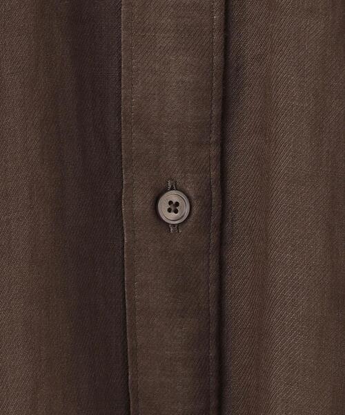 BEAUTY&YOUTH UNITED ARROWS(ビューティーアンドユースユナイテッドアローズ)の「麻 レギュラー シャツ -ウォッシャブル-(シャツ/ブラウス・レディース・モカ/ピンク/ホワイト/ブラック・FREE)」の9枚目の写真