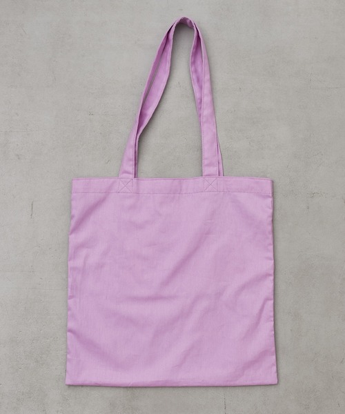 Actually（アクチュアリー）の「COLORFUL スクエアロゴトート（トートバッグ・レディース・ラベンダー/ブルー/イエロー/グレー・フリー）」の7枚目の写真