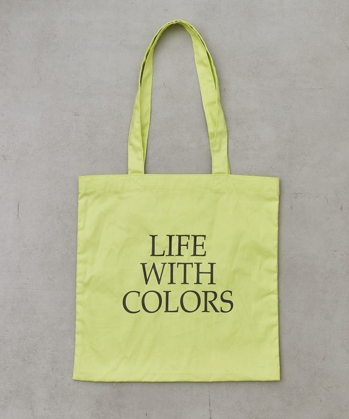 Actually（アクチュアリー）の「COLORFUL スクエアロゴトート（トートバッグ・レディース・ラベンダー/ブルー/イエロー/グレー・フリー）」の17枚目の写真