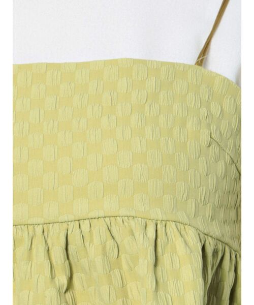 LAGUNAMOON（ラグナムーン）の「ペプラムキャミソールトップス（Tシャツ/カットソー・レディース・ブラック/ホワイト/ライトグリーン・FREE）」の19枚目の写真