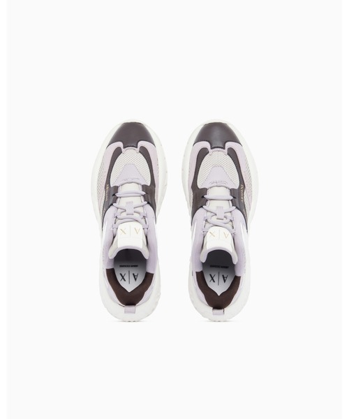 ARMANI EXCHANGE（アルマーニエクスチェンジ）の「【A|X アルマーニ エクスチェンジ】＜ZOZO限定＞ボリュームソール　レースアップスニーカー（スニーカー・レディース・サーモンピンク/マルチ/その他/ローズ/ライトピンク/セージグリーン/グレイッシュベージュ/ライトイエロー/ラベンダー/ベージュ・37/36/38/39/38.5/37.5/36.5/35）」の12枚目の写真