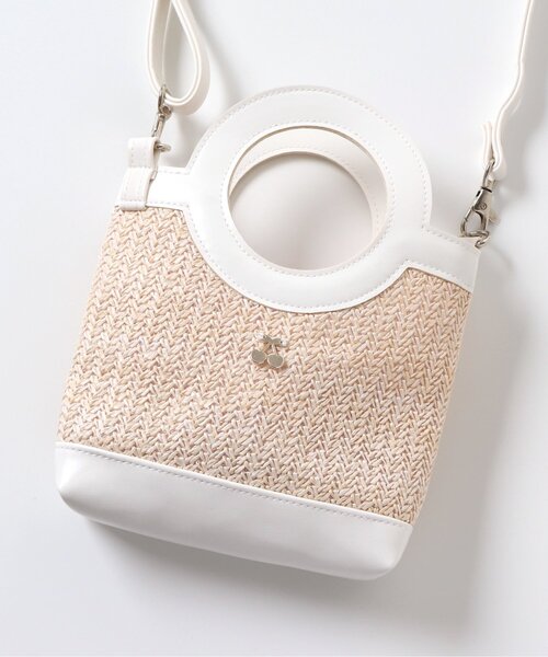 apres les cours(アプレレクール)の「2WAYサークルハンドルさくらんぼポシェット(ショルダーバッグ・キッズ・アイボリー・FREE)」の5枚目の写真