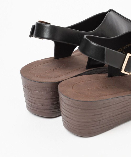 LEPSIM(レプシィム)の「クッションウエッジカットサンダル 177106(サンダル・レディース・ブラック/ベージュ/アイボリー/グリーン系その他・SMALL/MEDIUM/LARGE)」の18枚目の写真