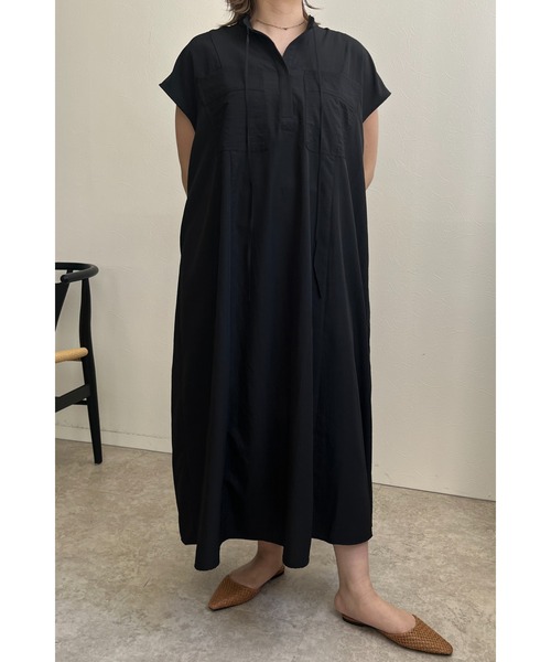 palm RICHE（ポームリシュ）の「スパンブロードAラインワンピース（ワンピース・レディース・テラコッタ/ブラック/ブルー・M）」の20枚目の写真