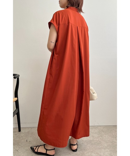 palm RICHE（ポームリシュ）の「スパンブロードAラインワンピース（ワンピース・レディース・テラコッタ/ブラック/ブルー・M）」の16枚目の写真