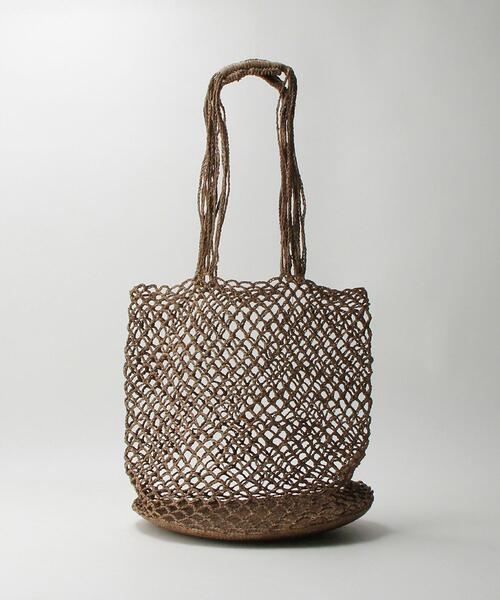 green label relaxing(グリーンレーベルリラクシング)の「<MADE IN MADA> HOLY バッグ(ショルダーバッグ・レディース・ナチュラル/イエロー/オレンジ/モカ・FREE)」の1枚目の写真