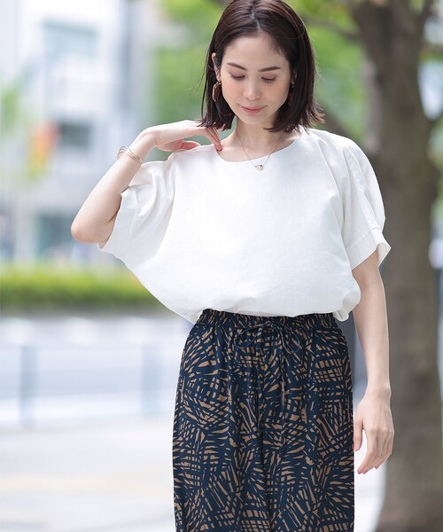 【抗菌防臭/吸水速乾/洗濯機で洗える】マルチファンクション麻混ドルマン