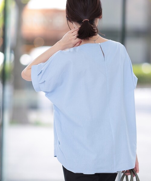 【抗菌防臭/吸水速乾/洗濯機で洗える】マルチファンクション麻混ドルマン