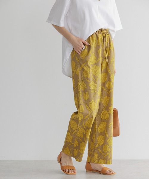 AMERICAN HOLIC（アメリカンホリック）の「リラックスアソートプリントパンツ（その他パンツ・レディース・チャコールグレー/キャメル/ストライプ/グリーン・S/M/L）」の3枚目の写真