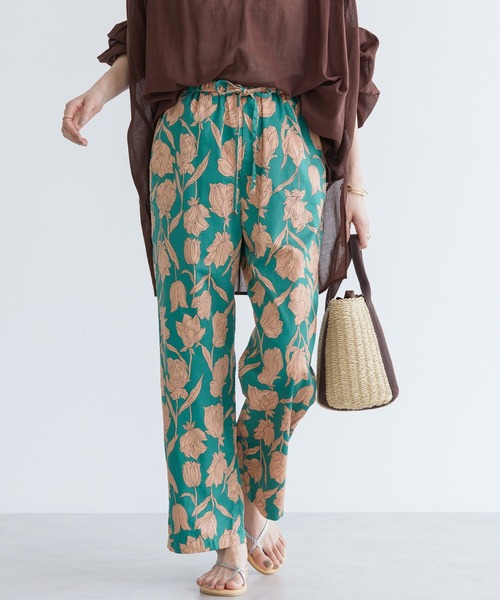 AMERICAN HOLIC（アメリカンホリック）の「リラックスアソートプリントパンツ（その他パンツ・レディース・チャコールグレー/キャメル/ストライプ/グリーン・S/M/L）」の2枚目の写真