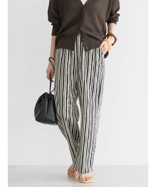 AMERICAN HOLIC（アメリカンホリック）の「リラックスアソートプリントパンツ（その他パンツ・レディース・チャコールグレー/キャメル/ストライプ/グリーン・S/M/L）」の12枚目の写真