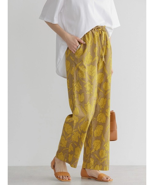 AMERICAN HOLIC（アメリカンホリック）の「リラックスアソートプリントパンツ（その他パンツ・レディース・チャコールグレー/キャメル/ストライプ/グリーン・S/M/L）」の9枚目の写真