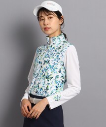 adabat | 【日本製/UVカット/防透け】一枚で着映え フラワー柄 長袖プルオーバー(Tシャツ/カットソー)