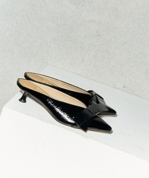 LE TALON | GRISE 4cmポインテッドリボンミュール(その他シューズ)