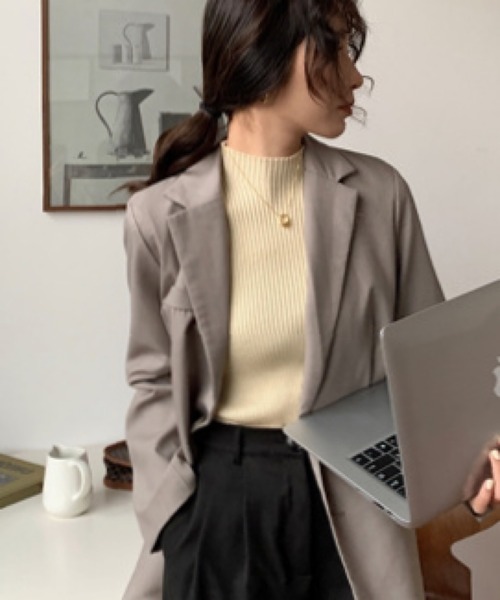 TONE SELECT GOODS（トーンセレクトグッズ）の「urbanfemine./ノースリーブニット U7037（ニット/セーター・レディース・ベージュ/ブラック/グリーン/グレー/ホワイト/イエロー・FREE）」の12枚目の写真