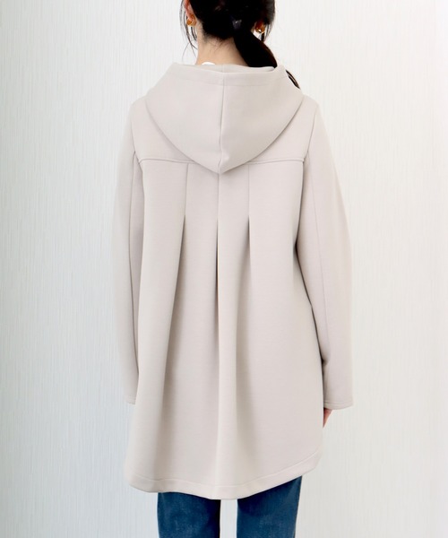 libelle more（リベル モア）の「ダンボールポンチBACKフレアーパーカーブルゾン（ブルゾン・レディース・チャコールグレー/グレイッシュベージュ/ブラック/モカ・M/L）」の15枚目の写真