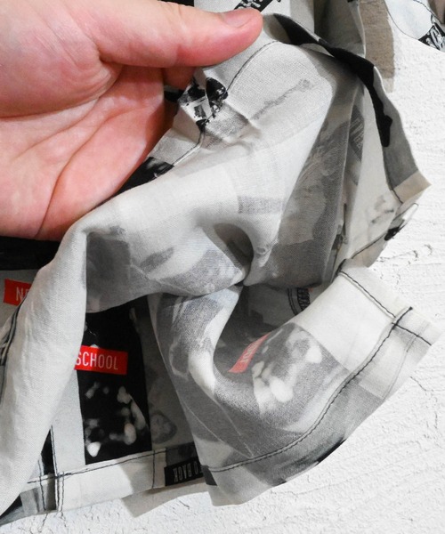 Anytime Songs（エニータイムソングス）の「アロハBIGシャツ（シャツ/ブラウス・キッズ・ホワイト系その他3/ネイビー系/ホワイト系その他2/ホワイト系その他4/ホワイト系その他5/ネイビー/ホワイト系その他/ブラック系その他3/ブラック/ブラック系その他2/ブラック系その他/オフホワイト・140/150/160）」の17枚目の写真