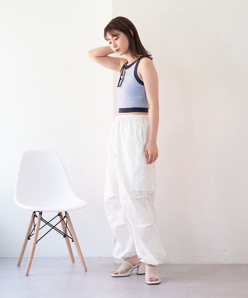 MILLER（ミラー）の「【Miller別注】カップ付きアメスリタンク（タンクトップ・レディース・アイボリー/ブルー/イエロー/ネイビー・FREE）」の10枚目の写真