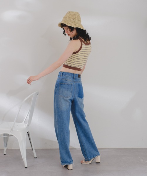 MILLER（ミラー）の「【Miller別注】カップ付きアメスリタンク（タンクトップ・レディース・アイボリー/ブルー/イエロー/ネイビー・FREE）」の22枚目の写真