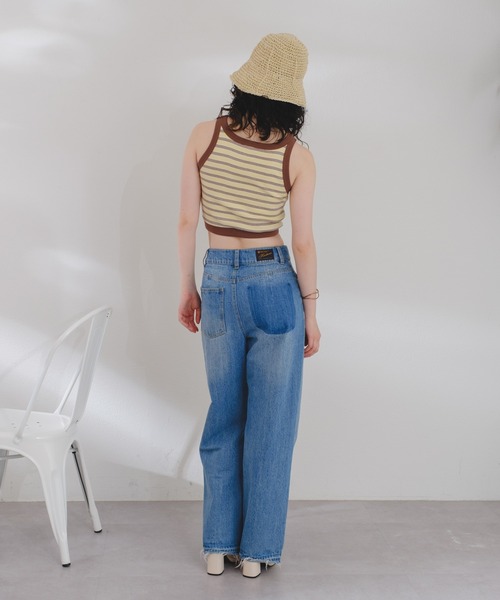 MILLER（ミラー）の「【Miller別注】カップ付きアメスリタンク（タンクトップ・レディース・アイボリー/ブルー/イエロー/ネイビー・FREE）」の11枚目の写真