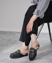 【CAMINANDO/カミナンド】TREK SOLE SHEARING-LINED BIT M：フラットシューズ