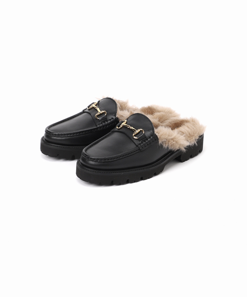 CAMINANDO(カミナンド)の「【CAMINANDO/カミナンド】TREK SOLE SHEARING-LINED BIT M:フラットシューズ(その他シューズ・レディース・ブラック・5/6/7/XX-SMALL/9)」の2枚目の写真