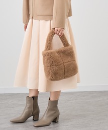 ボアミニハンドバッグ