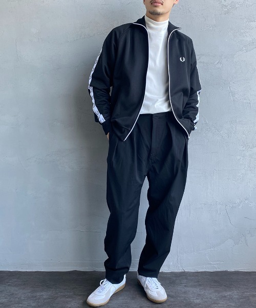 FRED PERRY（フレッドペリー）の「[FRED PERRY/フレッドペリー] トラックジャケット（その他アウター・レディース・ネイビー/ブラック・M/L/XL）」の6枚目の写真