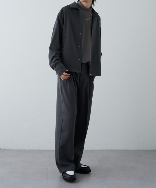 COLONY 2139(コロニートゥーワンスリーナイン)の「ドレープリブ長袖ハイネック(Tシャツ/カットソー・メンズ・ホワイト/グレー/ブラック・MEDIUM/LARGE)」の11枚目の写真